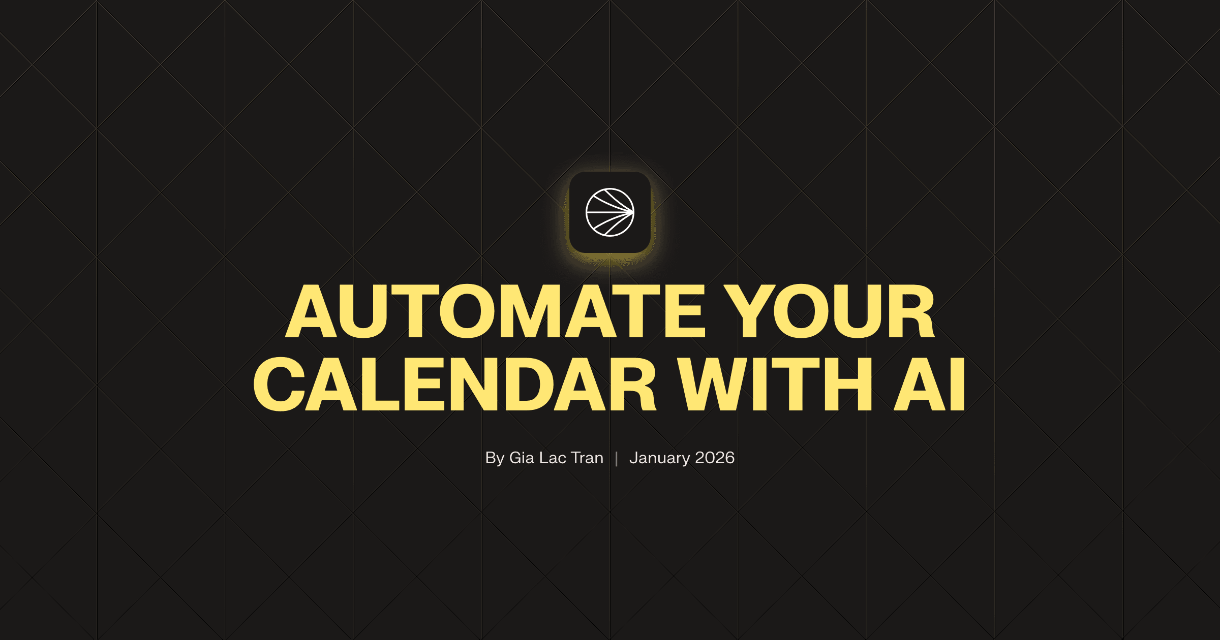 Calendar AI Agent project thumbnail showing scheduling automation